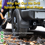 No Drill Splash Guard Mud Flaps