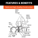 Straight Tongue Trailer Coupler-5