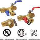 Tankless Water Heater Isolator Valve Kit-6
