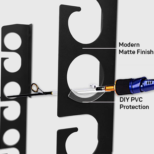 Wall & Ceiling Fishing Rod Rack