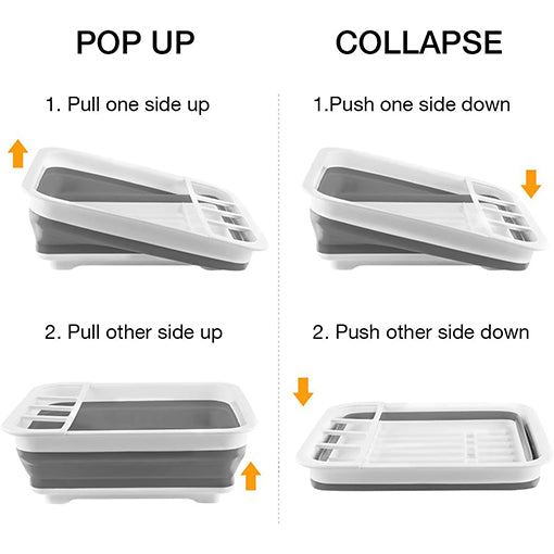 RV Collapsible Dish Drying Rack