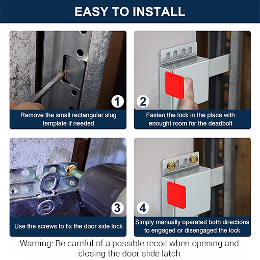 Heavy Duty Garage Deadlock