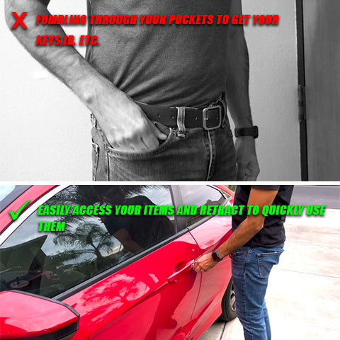 Heavy Duty Retractable Keychain