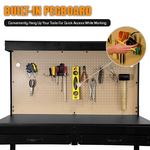 48-Inch Workbench with Power Outlets and Light