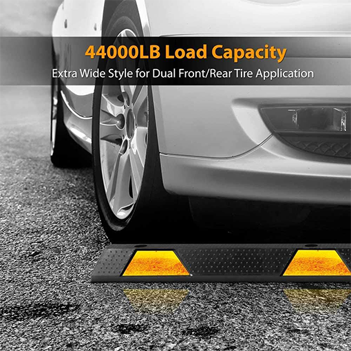 72" Heavy Duty Rubber Parking Curb
