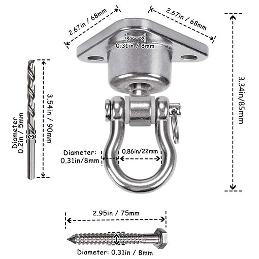 Smooth Swing Swivel Hangers