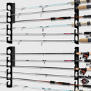 Wall & Ceiling Fishing Rod Rack-6