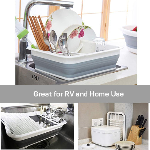 RV Collapsible Dish Drying Rack