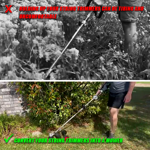 Adjustable String Trimmer Support Wheel