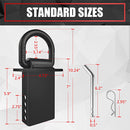 4PCS Heavy Duty D-Ring Stake Pocket-8