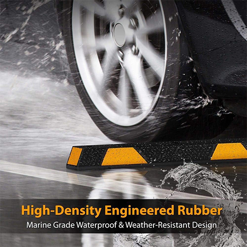 72" Heavy Duty Rubber Parking Curb