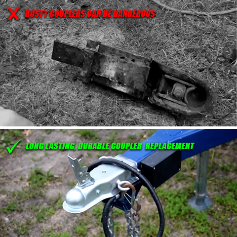 Straight Tongue Trailer Coupler