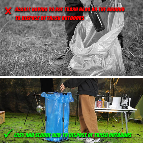 Portable Trash Bag Holder