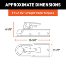 Straight Tongue Trailer Coupler-8
