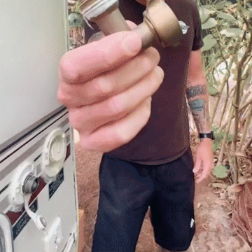 90-Degree RV Water Hose Elbow - 0