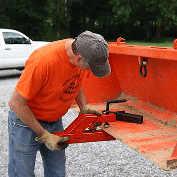 Clamp-On Bucket Hitch Receiver - 0