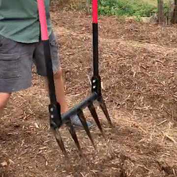 Garden Broadfork w/ Fiberglass Handle - 0