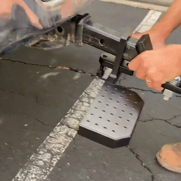 Hitch Step Fits Around 2" Trailer Hitch - 0
