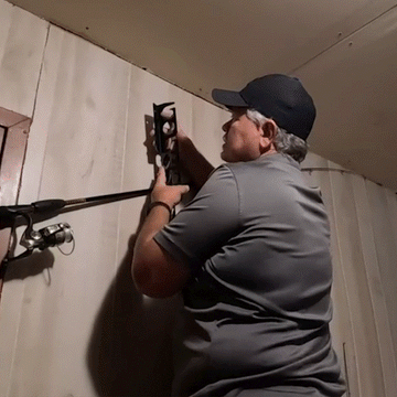 Wall & Ceiling Fishing Rod Rack - 0