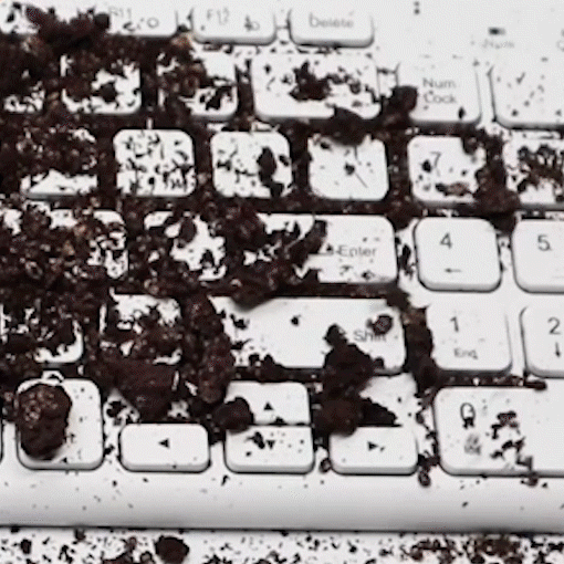 Mini Air Duster & Vacuum Keyboard Cleaner