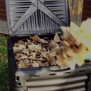 Easy composting access