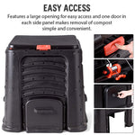 Easy to access composting bin