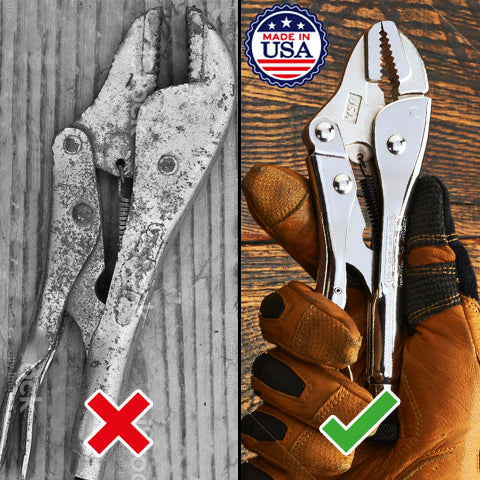 10 Inch Locking Pliers with Wire Cutter
