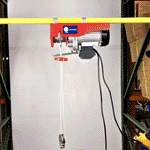 Electric Hoist Crane being used