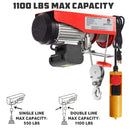 1100 lbs Electric Hoist Crane
