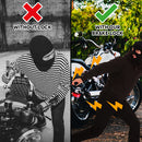 Easy to Steal Vs. Motorcycle with Brake Lock