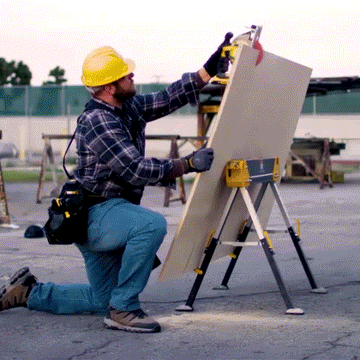 Heavy Duty Sawhorse GIF