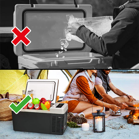 15L Portable Freezer Comparison Photo