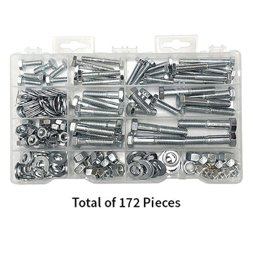 172-piece Nut and Bolt Assortment Kit