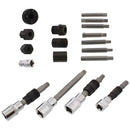 18-Piece Alternator Pulley Decoupler Tool Kit Inclusions