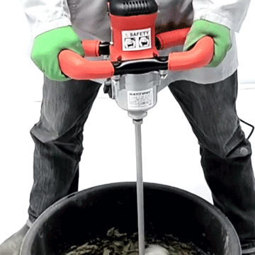 Electric Handheld Cement Mixer - 0