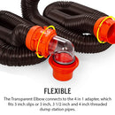 20 Ft Sewer Hose Kit and Support-5