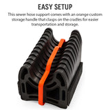 20 Ft Sewer Hose Kit and Support