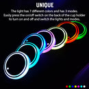 Unique LED Car Cup Holder