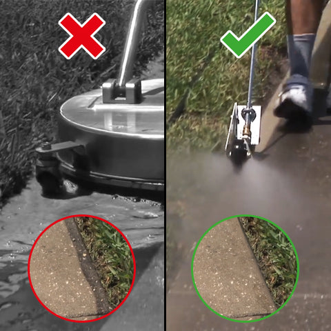 Edge Cleaning Pressure Washer Attachment