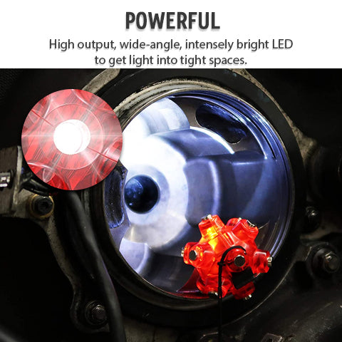High output, wide angle LED lighting