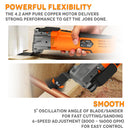 Powerful Oscillating function for smooth usage