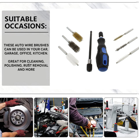 38 Pcs Auto Wire Brush Set