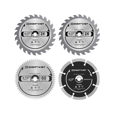 4 1/2 Inch Compact Circular Saw Blade Set