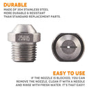 4000 PSI Pressure Washer Surface Cleaner Nozzle Replacement (2-Pack)-4