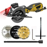 4.5 Inch Compact Circular Saw with Laser Guide