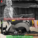 Faster and motorized cutting