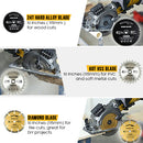 4.5 Inch Compact Circular Saw with Laser Guide-8