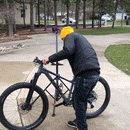 Easily place bikes on the repair stand