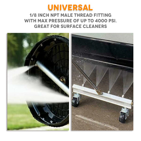 4000 PSI Pressure Washer Surface Cleaner Nozzle Replacement (2-Pack)