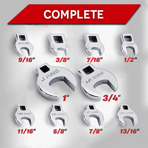 Crowfoot Wrench Set